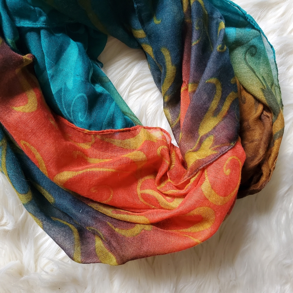 Fall Infinity Scarf - Picture 3 of 4